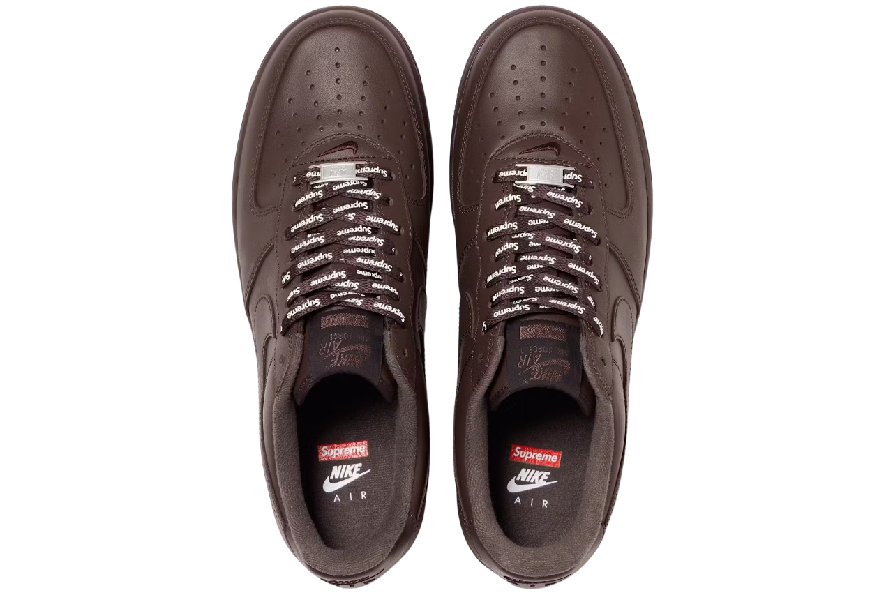 Nike AF1 Supreme Low Baroque Brown