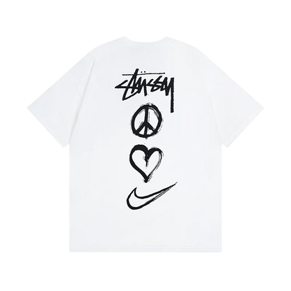 Nike x Stüssy Peace,Love,Swoosh T-Shirt