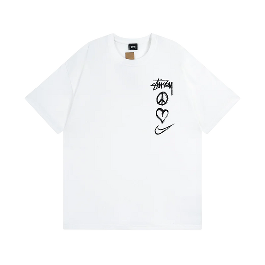 Nike x Stüssy Peace,Love,Swoosh T-Shirt